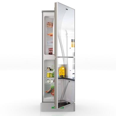 MINISTER Refrigerator M-254 MIRROR STRIPE 254 Ltr